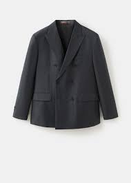 Double-Breasted Wool Blazer